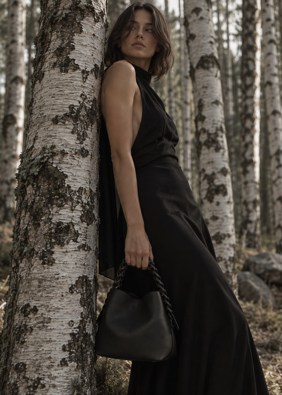 CORDA in Black — model close-up