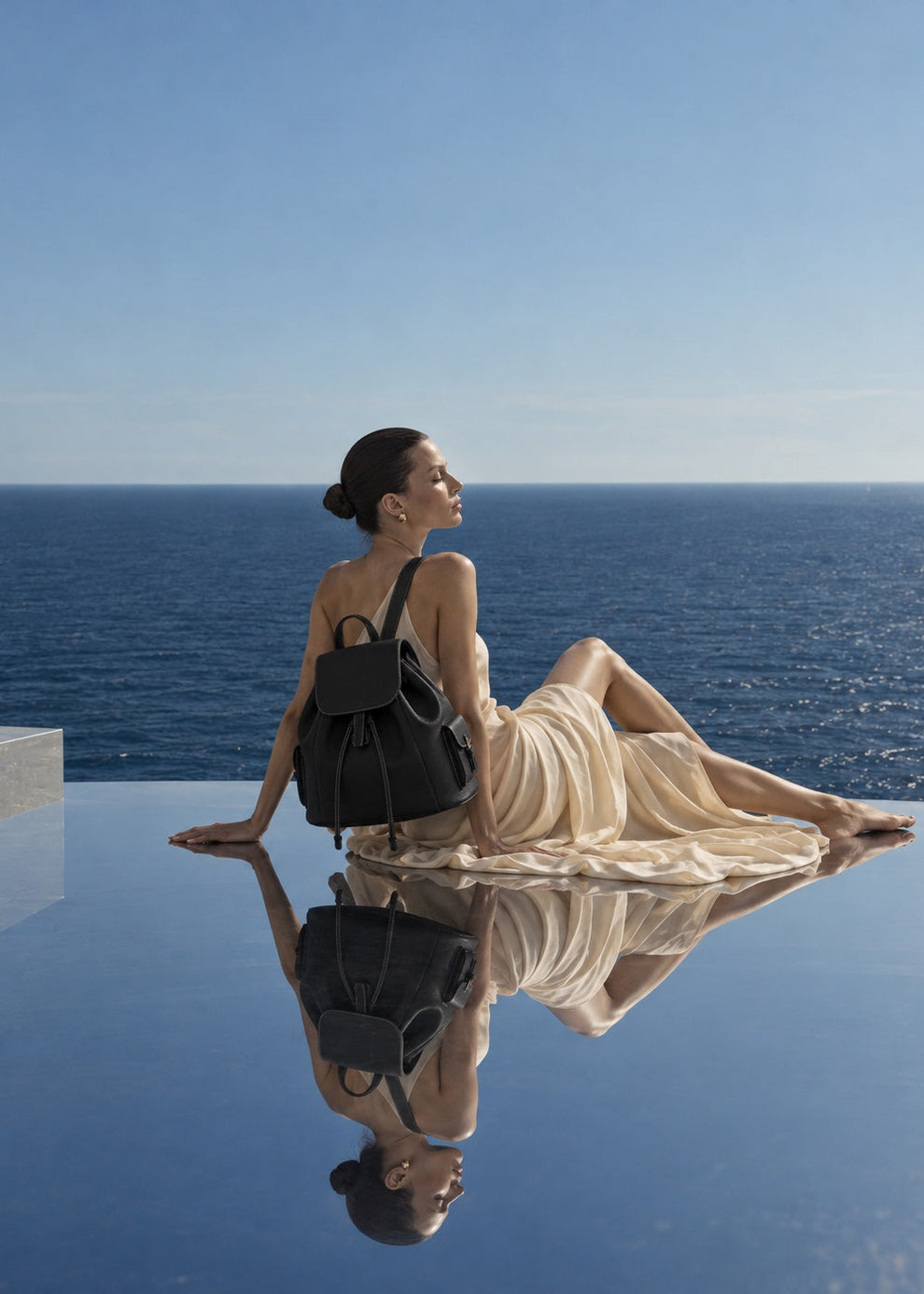 ELARA in Black — wider editorial view